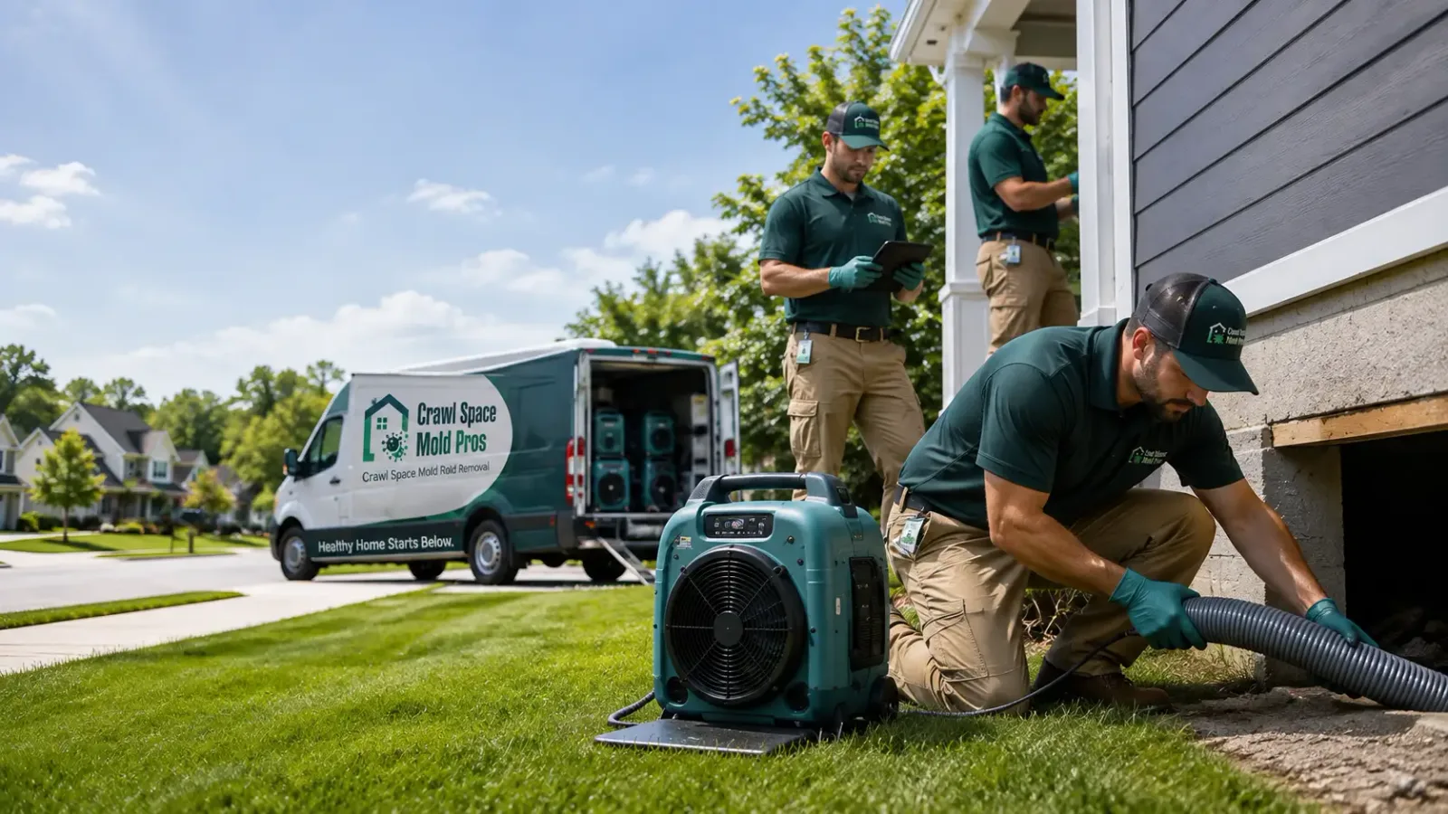 Crawl Space Mold Removal in Newfane, NY